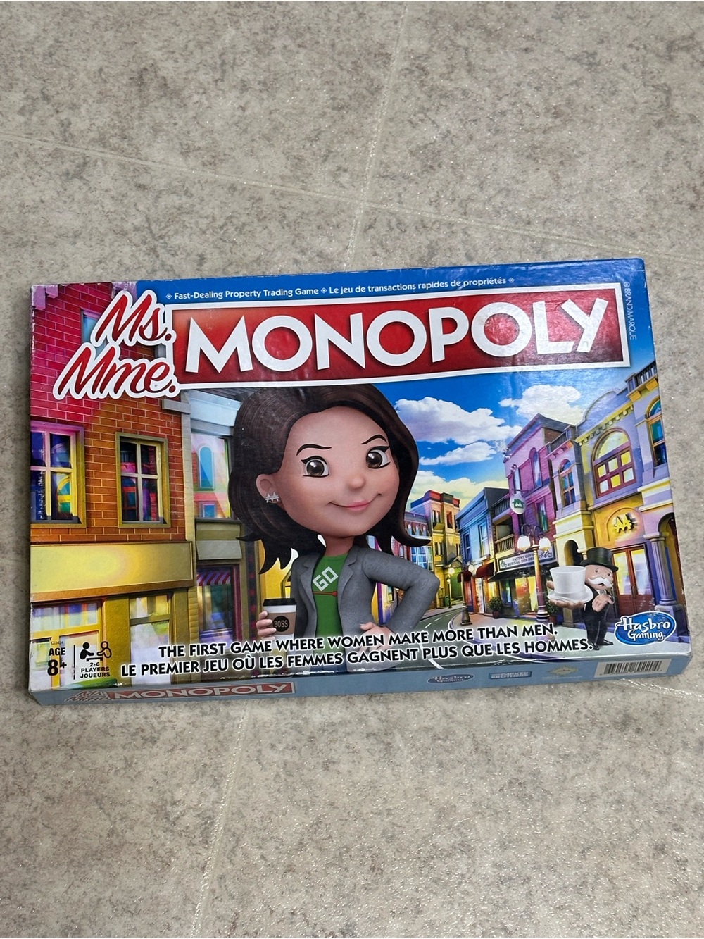 Ms. Monopoly Board Game - Colorful Box Edition